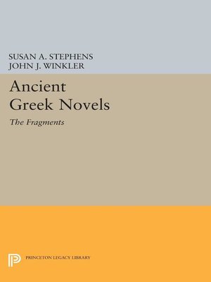 cover image of Ancient Greek Novels